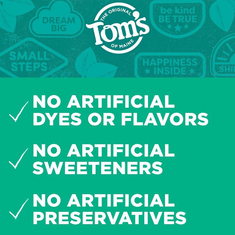 slide 7 of 13, Tom's of Maine Mild Mint Wicked Cool! Anticavity Fluroide Toothpaste - 5.1oz, 5.1 oz