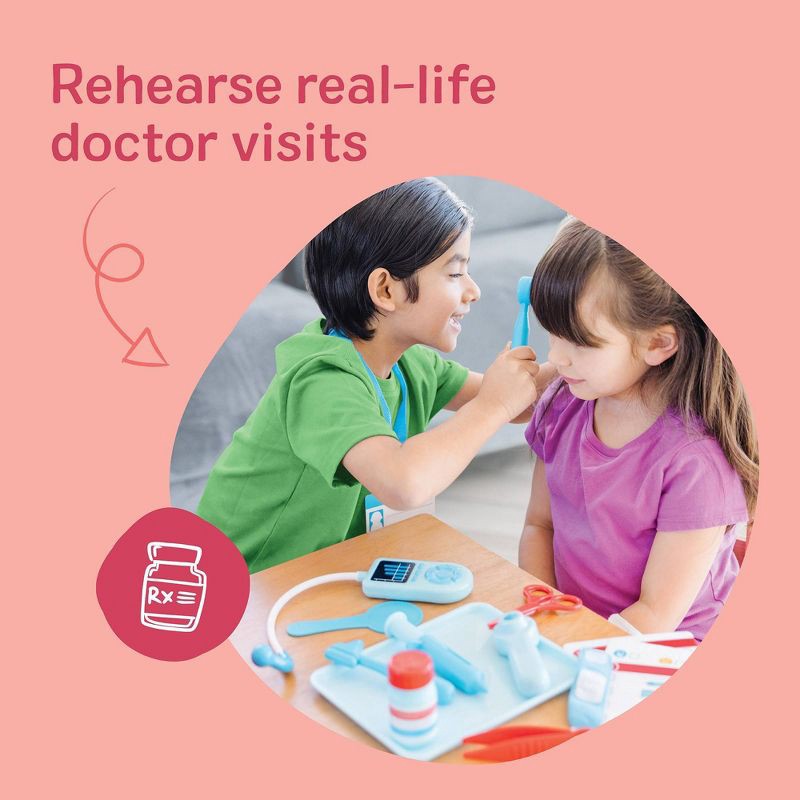 slide 6 of 9, Melissa & Doug Get Well Doctor's Kit Pretend Play Set – 25 Toy Pieces for Preschool Girls, Boys, 1 ct