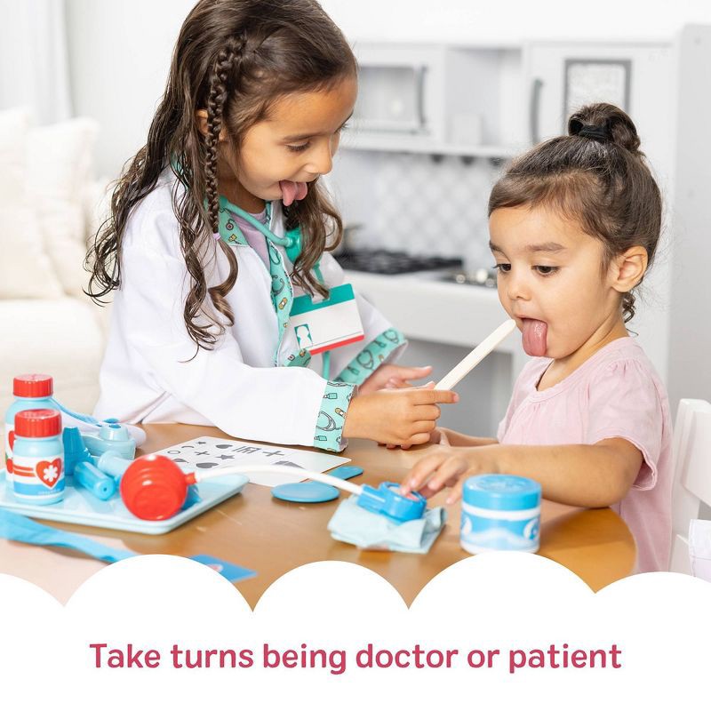 slide 7 of 9, Melissa & Doug Get Well Doctor's Kit Pretend Play Set – 25 Toy Pieces for Preschool Girls, Boys, 1 ct