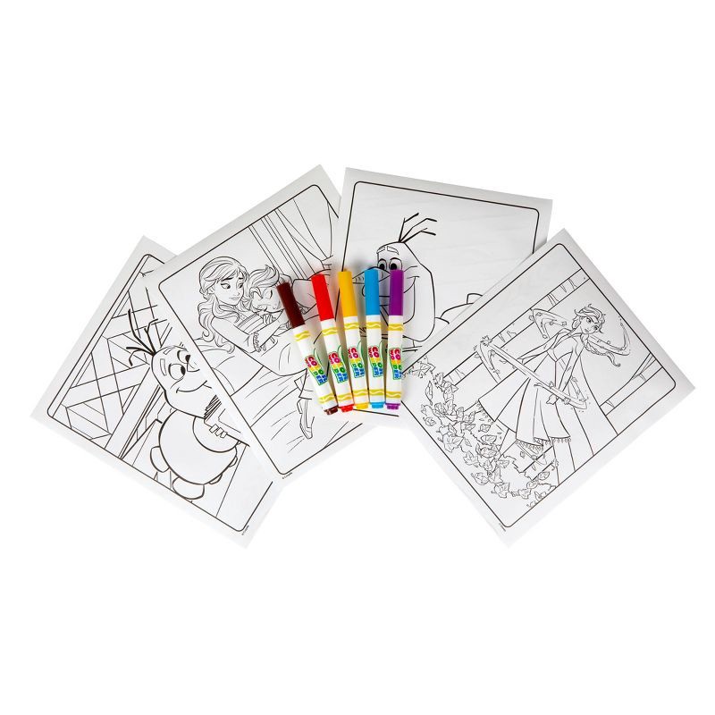 slide 3 of 4, Crayola Color Wonder Frozen 2 Coloring Pages Set, 1 ct