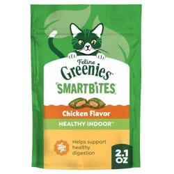 Greenies Smartbites Healthy Indoor Chicken Flavor Cat Treats - 2.1oz