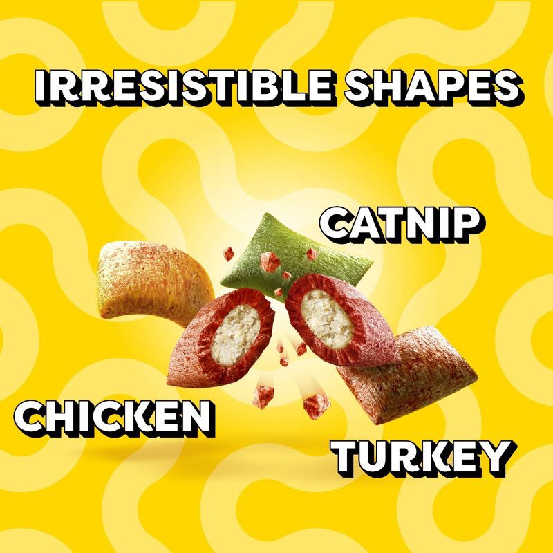 slide 4 of 9, Temptations ShakeUps Clucky Carnival Cat Treats with Chicken Turkey and Catnip - 5.29oz, 5.29 oz