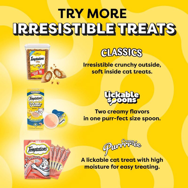 slide 6 of 9, Temptations ShakeUps Clucky Carnival Cat Treats with Chicken Turkey and Catnip - 5.29oz, 5.29 oz