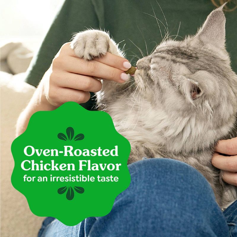 slide 6 of 14, Greenies Dental Cat Treats Oven-Roasted Chicken - 4.6oz, 4.6 oz