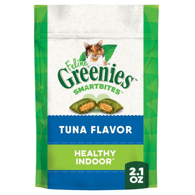 slide 1 of 13, Greenies Smartbites Healthy Tuna Flavor Indoor Cat Treats - 2.1oz, 2.1 oz