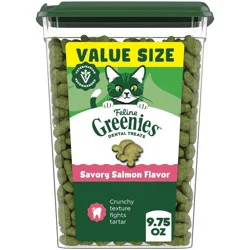 Greenies Savory Salmon Flavor Dental Cat Treats - 9.75oz