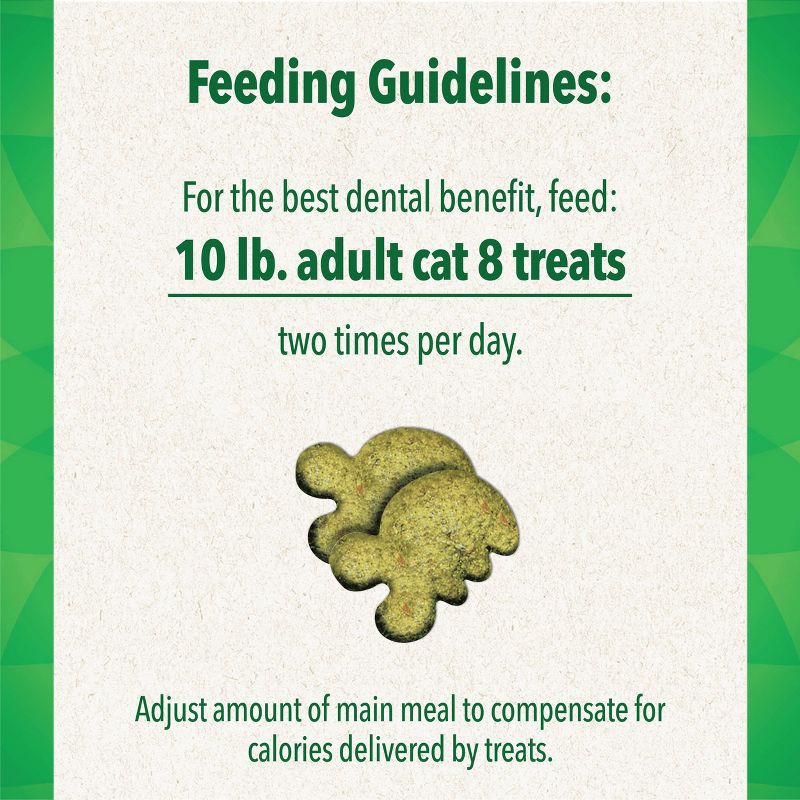 slide 3 of 6, Greenies Dental Cat Treats Oven-Roasted Chicken - 9.75 oz, 9.75 oz