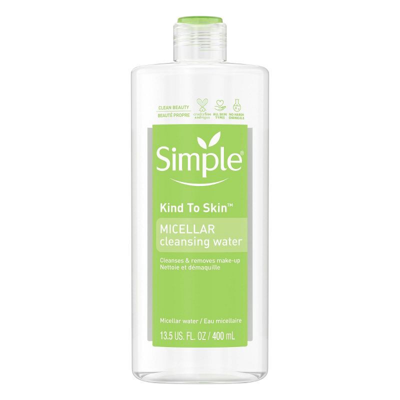 slide 2 of 9, Simple Micellar Cleansing Water - Unscented - 13.5 fl oz, 13.5 fl oz