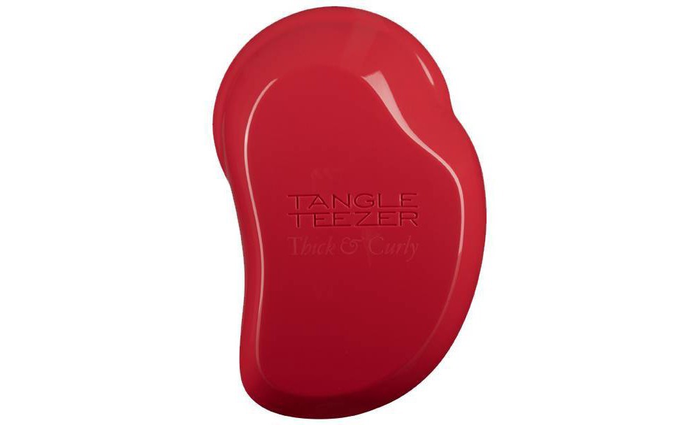 slide 3 of 6, Tangle Teezer Thick & Curly Hair Brush - Red, 1 ct