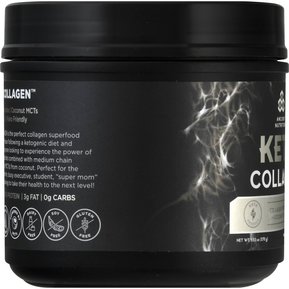 slide 3 of 4, Ancient Nutrition Keto Collagen, 9.53 oz