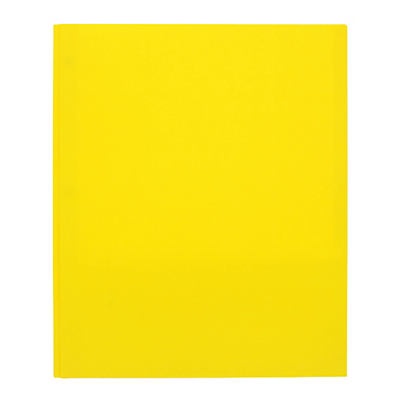slide 1 of 1, Unison Yellow Paper Portfolio With Prongs, 1 ct