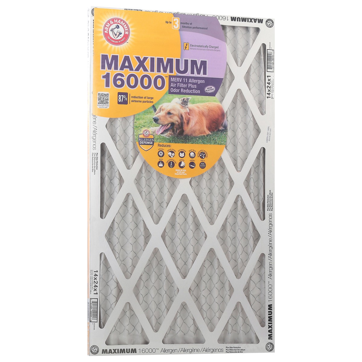 slide 3 of 9, ARM & HAMMER Max Air Filter, 1 ct