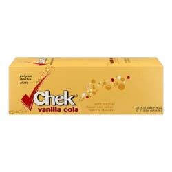 Chek Vanilla Cola - 12 ct; 12 fl oz