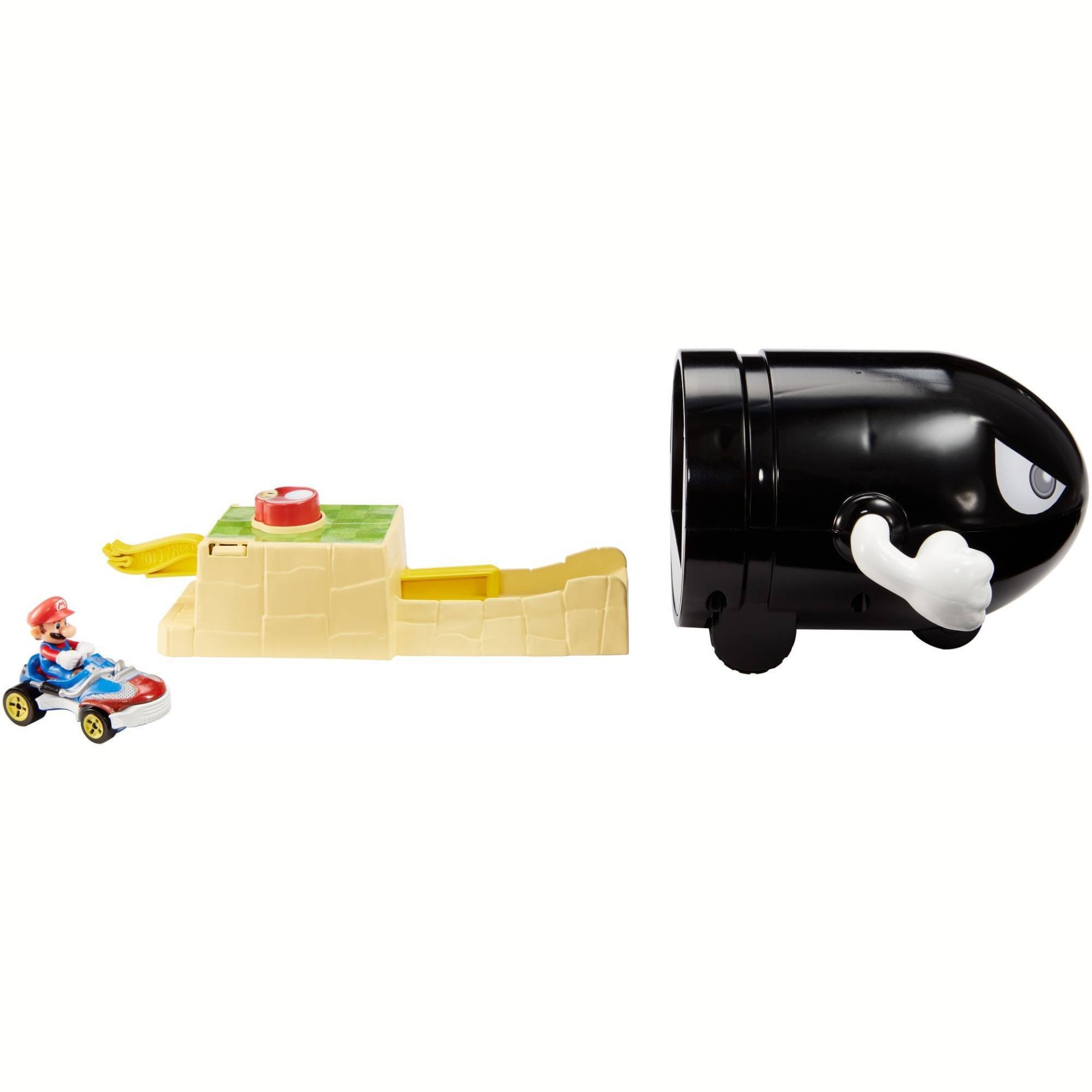 slide 1 of 5, Hot Wheels Mario Kart Bullet Bill Playset, 1 ct