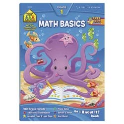 School Zone Math Basics Book 1 ea
