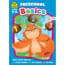 School Zone Preschool Basics Deluxe Workbook