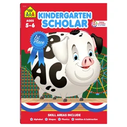 School Zone Kindergarten Scholar Deluxe Workbook