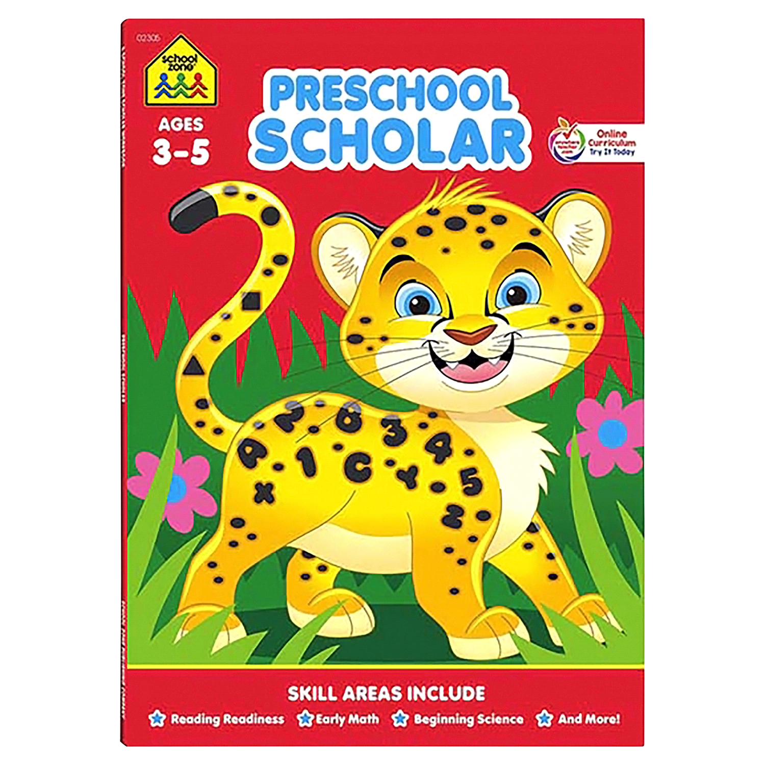 slide 1 of 1, School Zone Preschool Scholar Deluxe Workbook, 1 ct