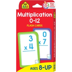 School Zone Flash Cards Multiplication