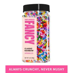 Fancy Sprinkles Classic Rainbow Crunchy Jimmies