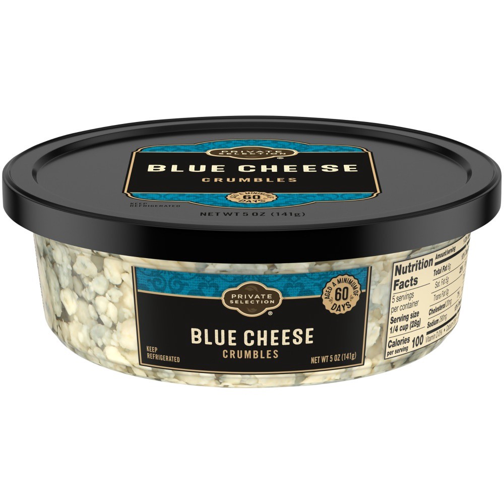 slide 1 of 4, Private Selection Crumbled Blue Cheese, 5 oz