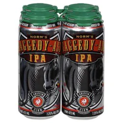 Griffin Bros. Griffin Claw Brewing Company Norm's Raggedy IPA - 4 pack 16 fl oz Cans
