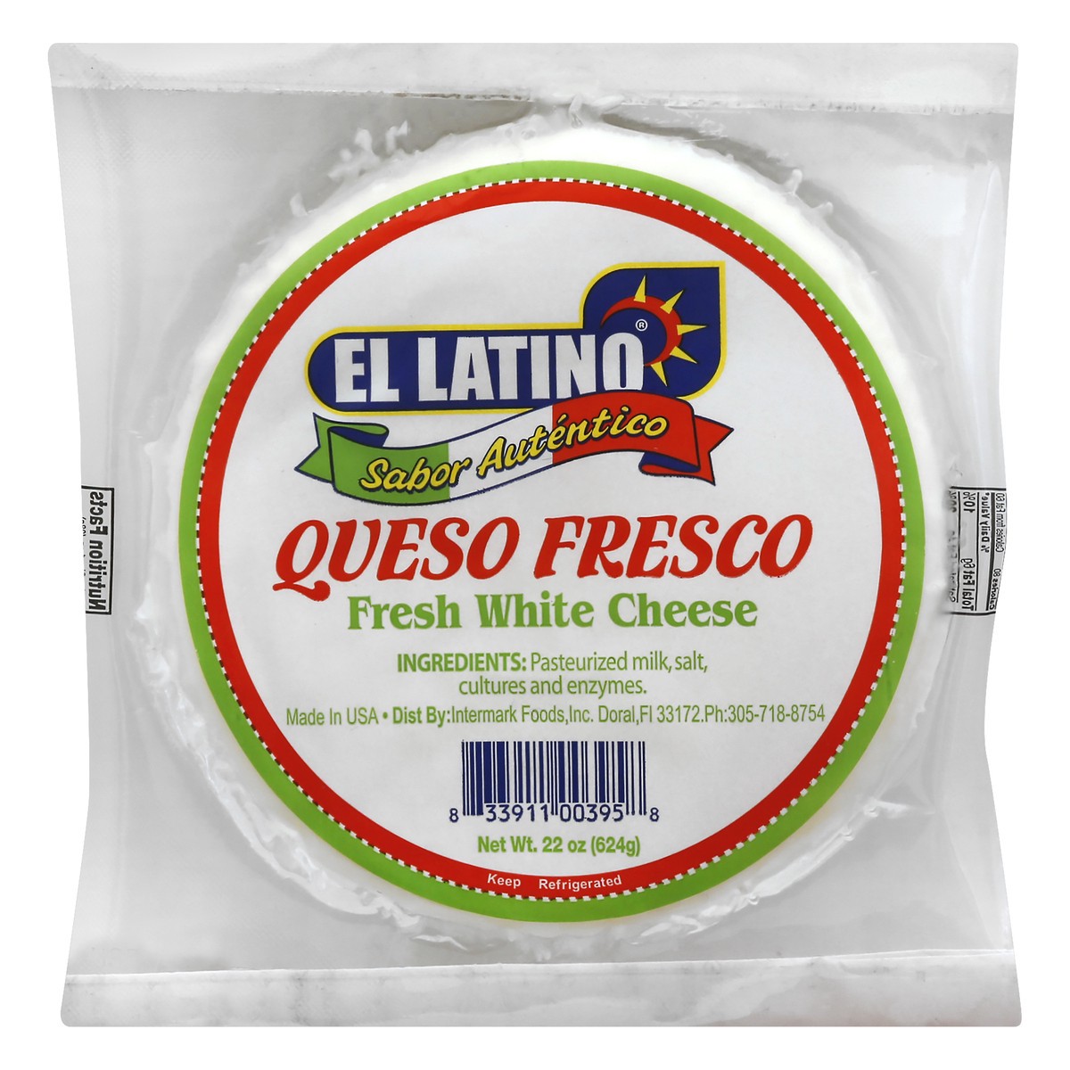 slide 6 of 13, El Latino Fresh White Cheese 22 oz, 22 oz