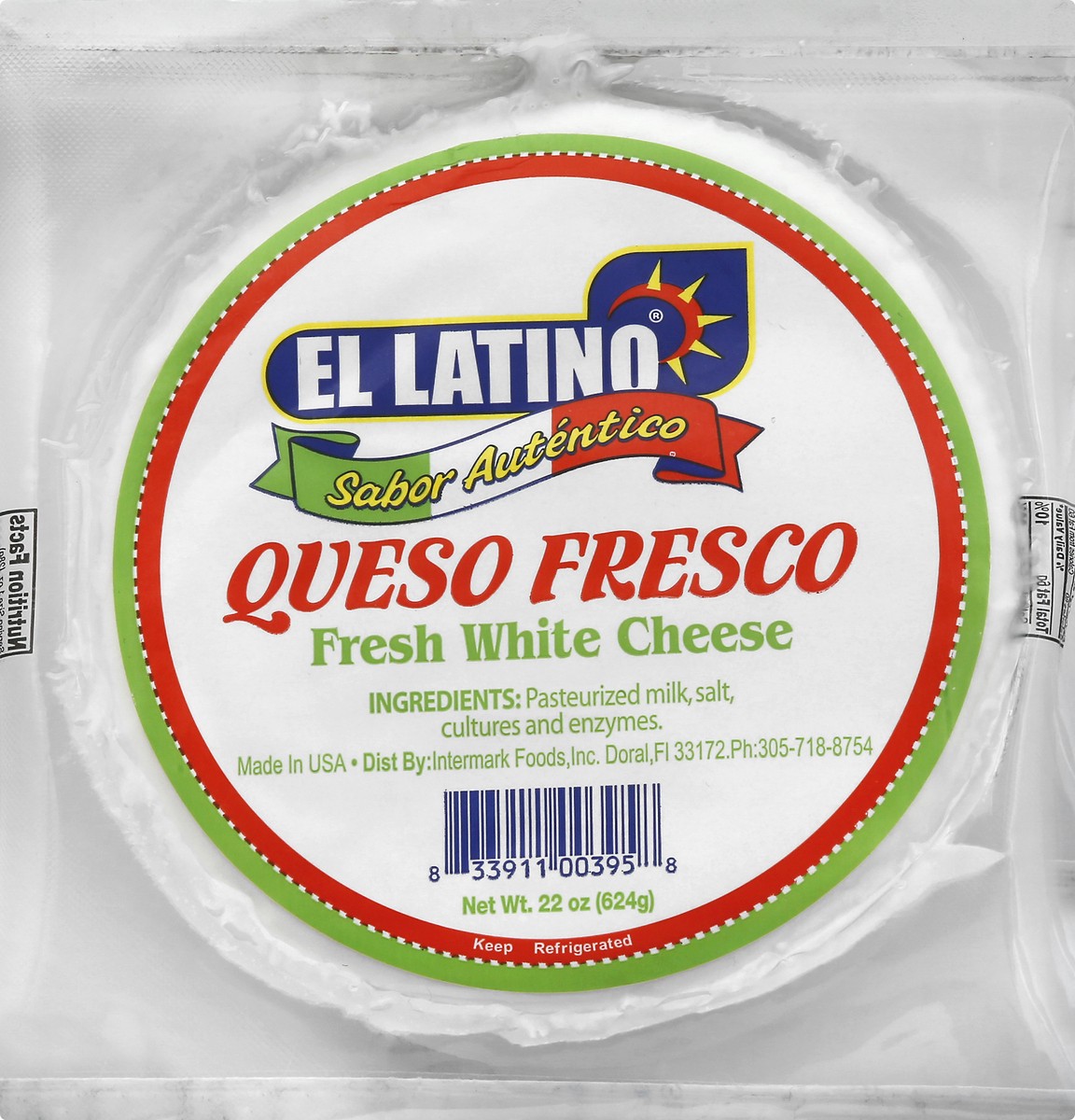slide 4 of 13, El Latino Fresh White Cheese 22 oz, 22 oz