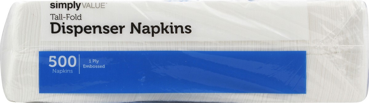 slide 5 of 11, Simply Value Tall Fold Dispenser Napkins, 500 ct