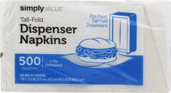 Simply Value Tall Fold Dispenser Napkins