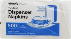 Simply Value Tall Fold Dispenser Napkins