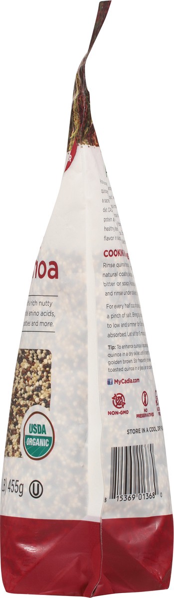 slide 8 of 9, Cadia Organic Tri-Color Quinoa 16 oz, 16 oz