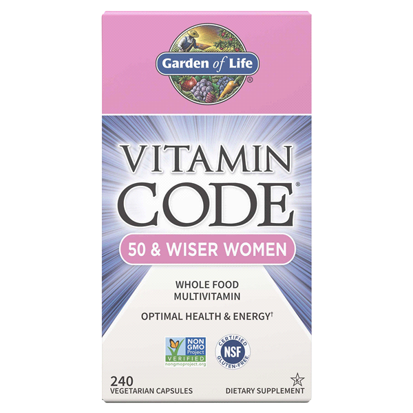 slide 1 of 1, Vitamin Code 50+ Womens Multi, 240 ct