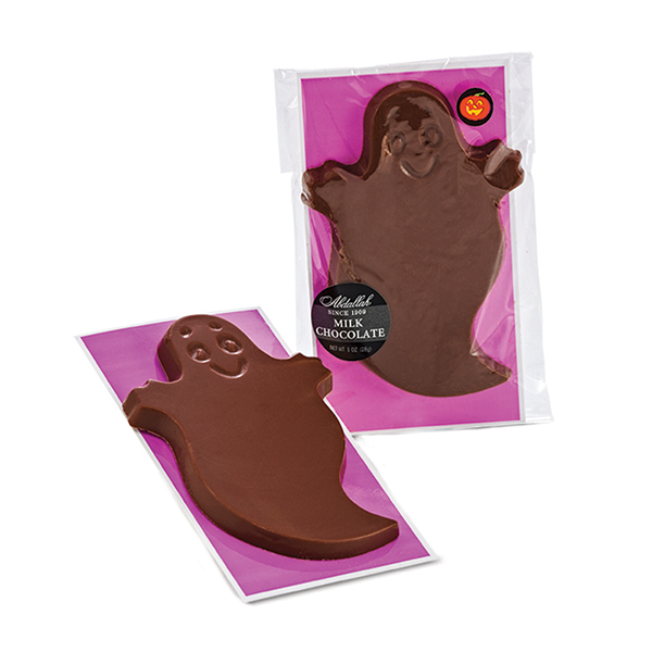slide 1 of 1, Abdallah Candies Halloween Milk Chocolate Ghost, 1 oz