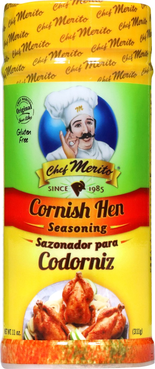 slide 8 of 13, Chef Merito Cornish Hen Seasoning 11 oz, 11 oz