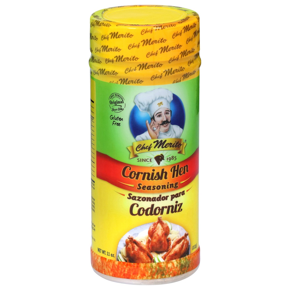 slide 10 of 13, Chef Merito Cornish Hen Seasoning 11 oz, 11 oz
