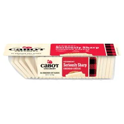 12/7Oz Seriously Sharp White Cheddar Cracker Cut