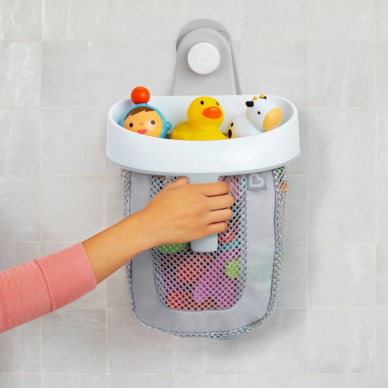 slide 3 of 6, Munchkin Super Scoop Bath Toy Organizer And Storage - Gray, 1 ct