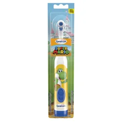 Spinbrush Super Mario Kid’s Spinbrush Electric Battery Toothbrush, Soft Bristles