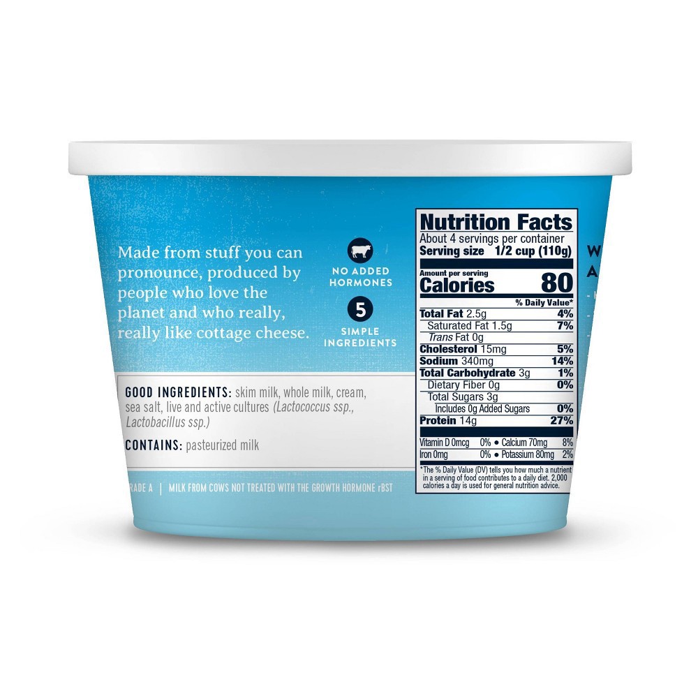 slide 5 of 11, Good Culture 2% Low-Fat Classic Cottage Cheese - 16oz, 16 oz