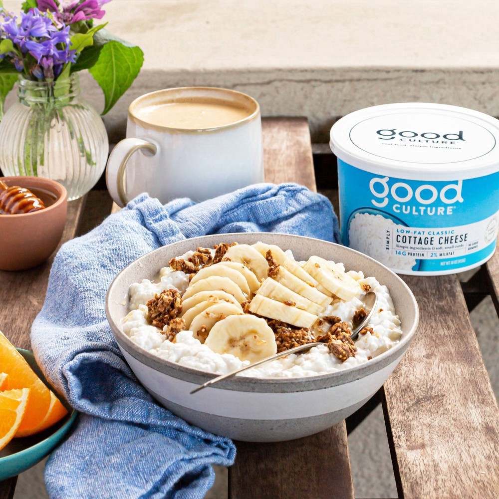 slide 11 of 11, Good Culture 2% Low-Fat Classic Cottage Cheese - 16oz, 16 oz