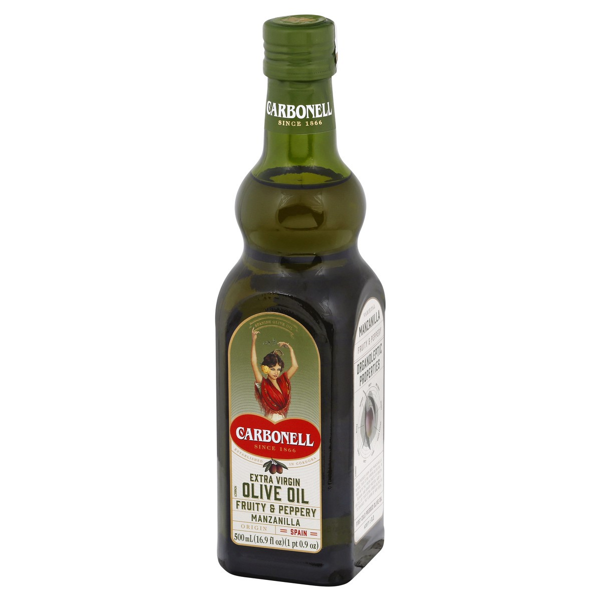 slide 8 of 13, Carbonell Extra Virgin Fruity & Peppery Manzanilla Olive Oil 500 ml, 500 ml