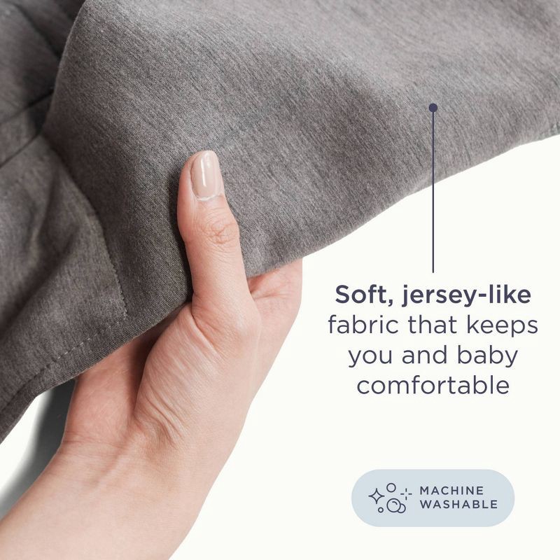 slide 8 of 8, Ergobaby Embrace Cozy Knit Newborn Carrier - Heather Gray, 1 ct