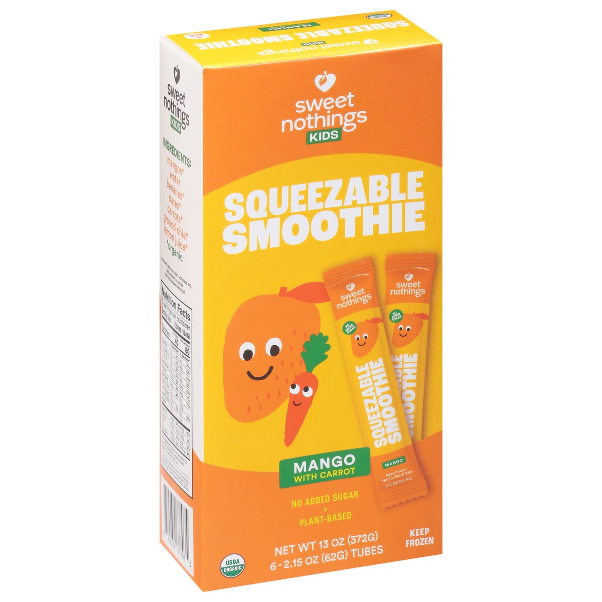 slide 6 of 9, Sweet Nothings Smoothie Kid Mango Carrot, 