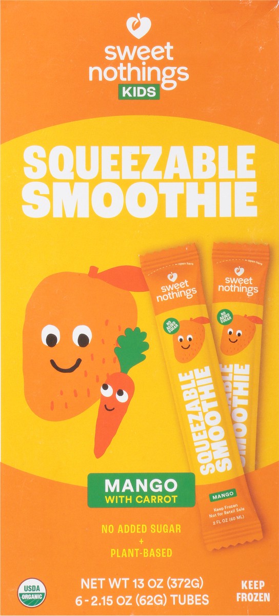 slide 7 of 9, Sweet Nothings Smoothie Kid Mango Carrot, 