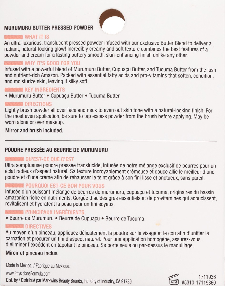 slide 3 of 9, Physicians Formula Butter Believe It! Translucent Murumuru Butter Pressed Powder 0.38 oz, 0.38 oz