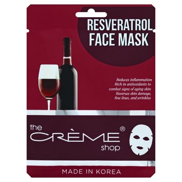 slide 1 of 1, The Crème Shop Resveratrol Face Mask, 1 ct