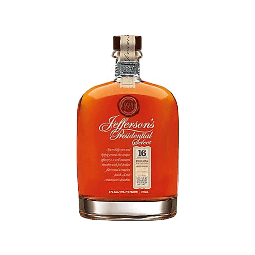 slide 1 of 1, Jefferson's Presidential Select Twin Oak 16yr Bourbon, 750 ml