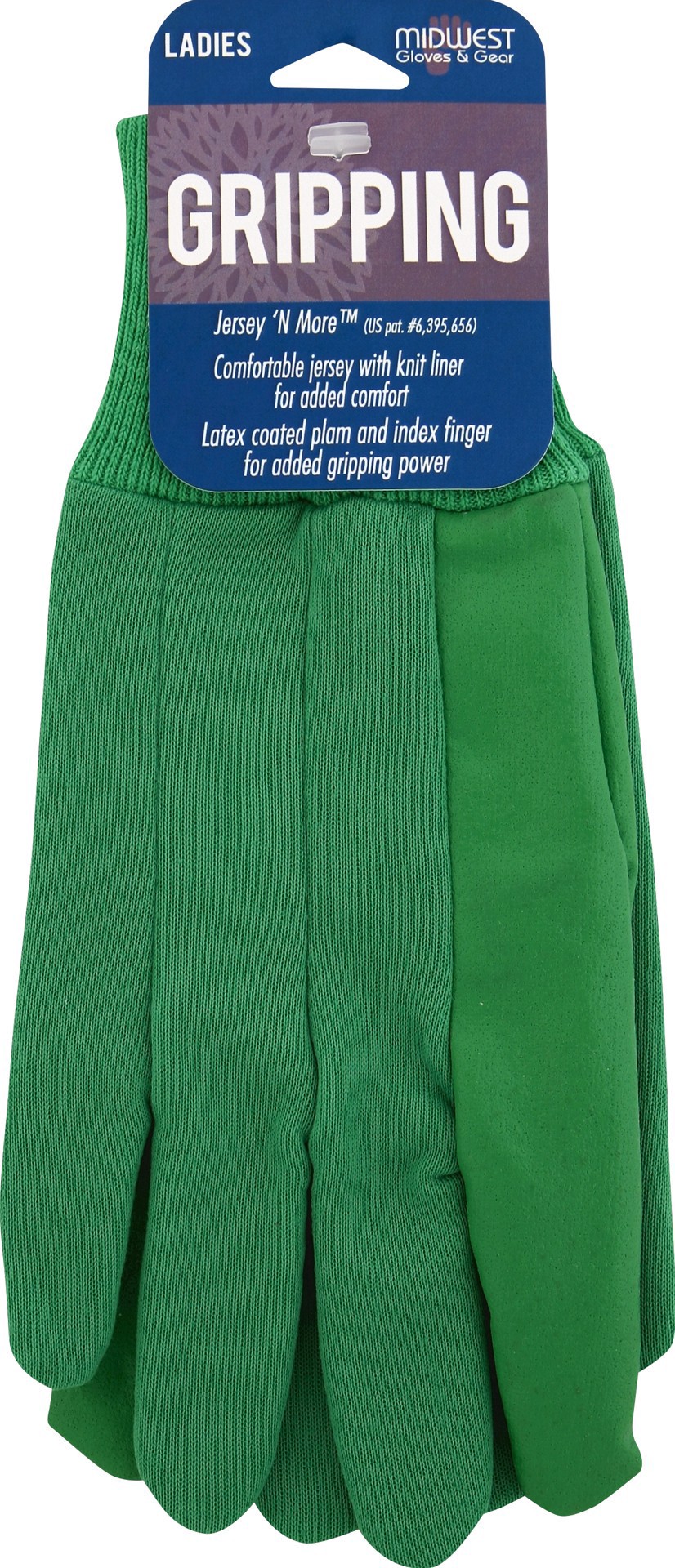 slide 1 of 1, Midwest Knit Jersey Gloves, 1 ct