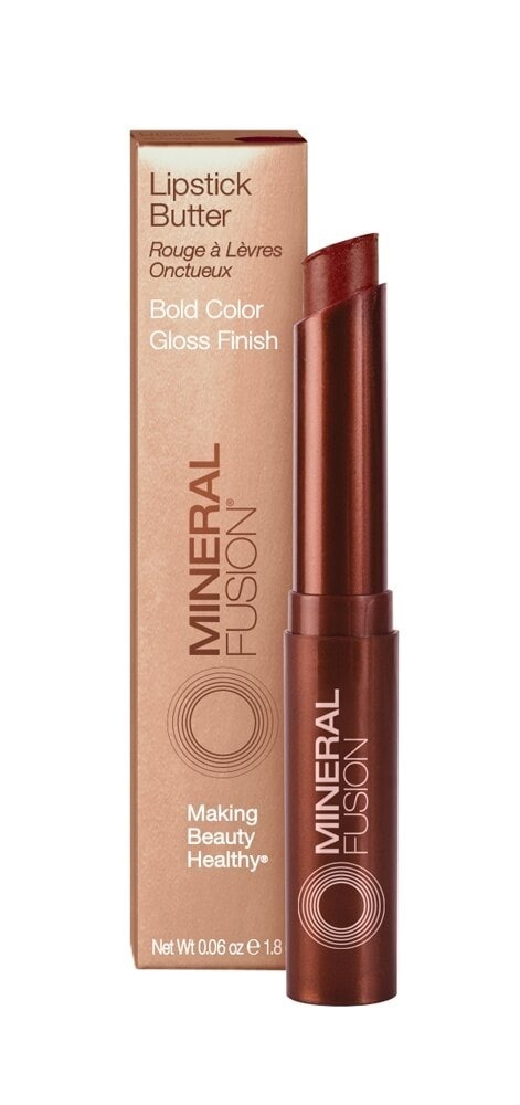 slide 1 of 1, Mineral Fusion Lipstick Butter - Pomegranate, 0.14 oz